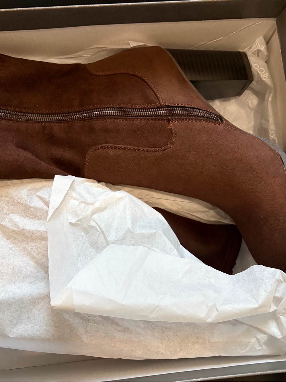 Anita Brown Suede Ankle Boots